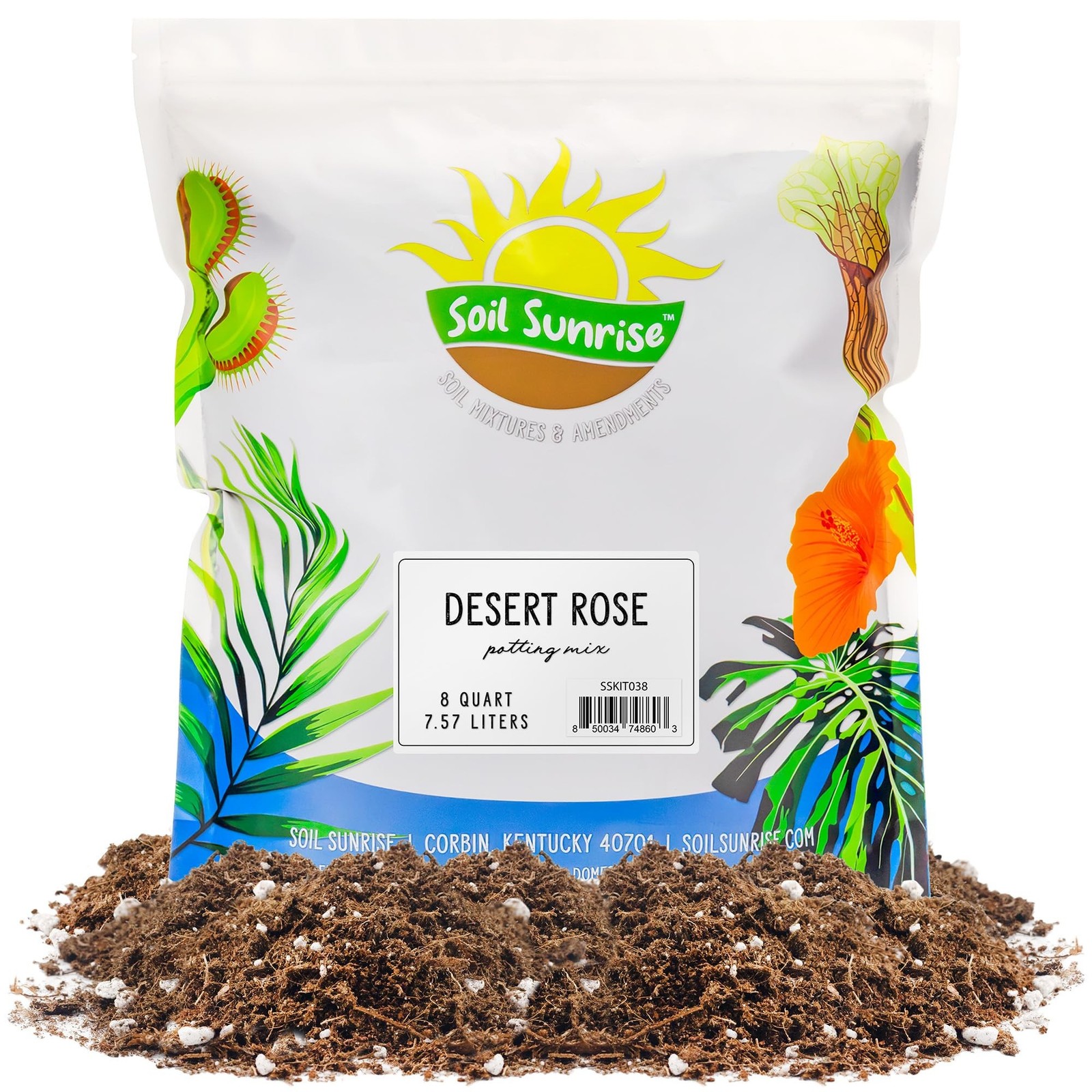 Soil Sunrise Desert Rose Potting Soil Mix (8 Quarts) Hand Blended Small Batch…