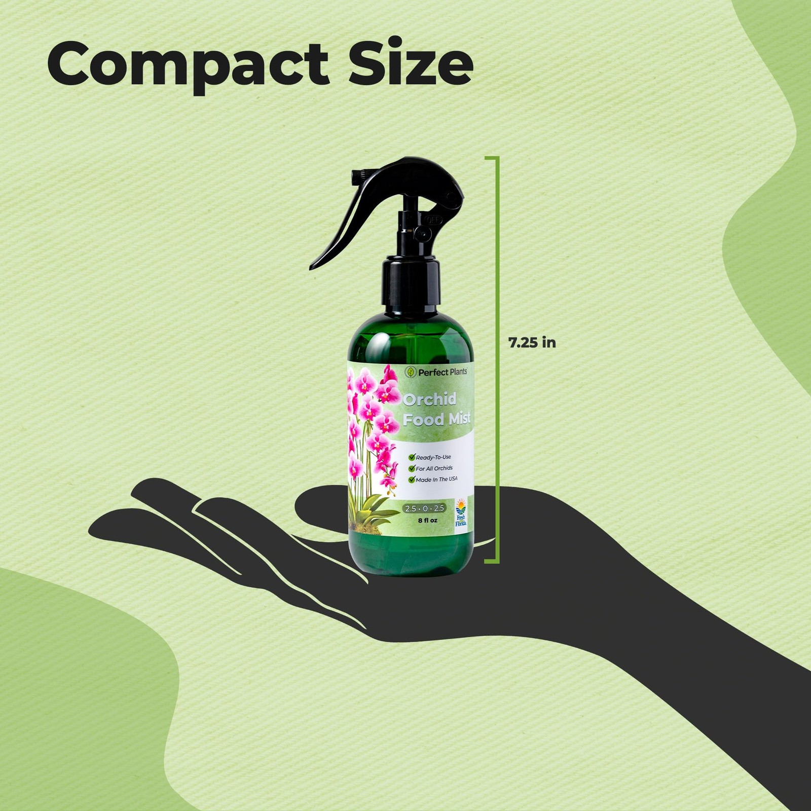 Orchid Fertilizer Mist by Perfect Plants | Foliar Food Spray & 8 fluid ounces