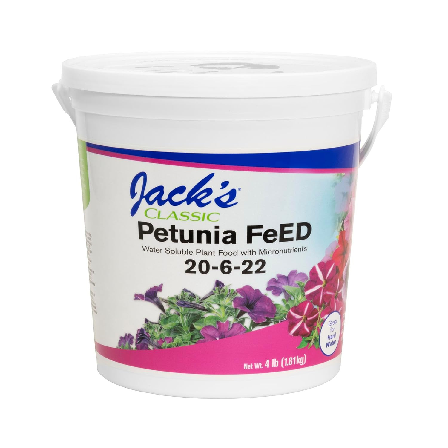 20-6-22 Petunia Feed Water-Soluble Fertilizer with Micronutrients to Provide Lus