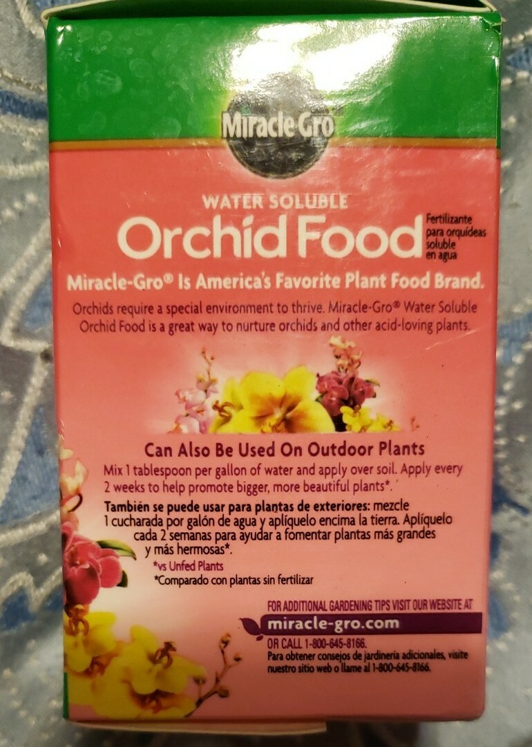 NEW** Miracle-Gro 100199 Orchid Plant Food, 8 Oz