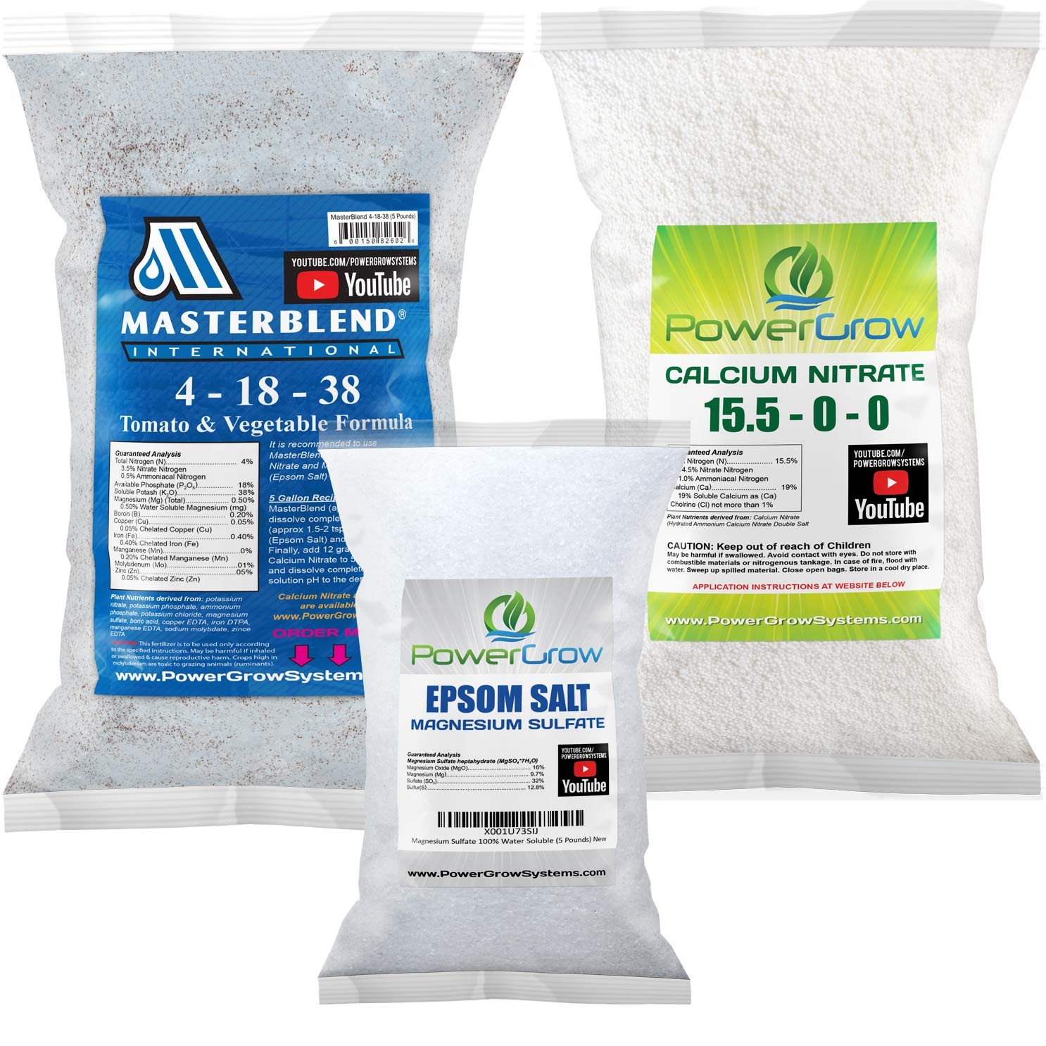4-18-38 Complete Combo Kit Fertilizer Bulk (2.5 Pound Kit)