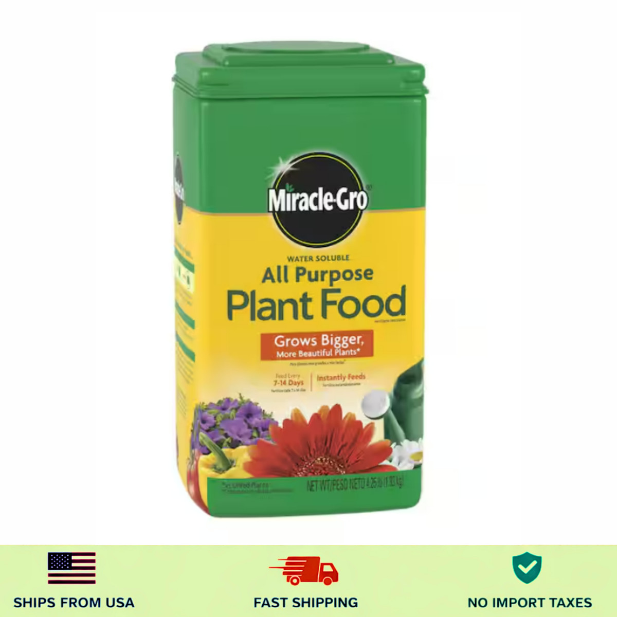Miracle-Gro Water Soluble All Purpose Plant Food 4.25 lbs.
