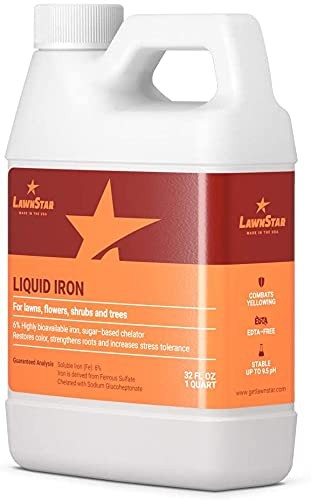 Lawnstar Liquid Iron (32 OZ) for – Multi-Purpose, Suitable for Lawn, Flowers, S