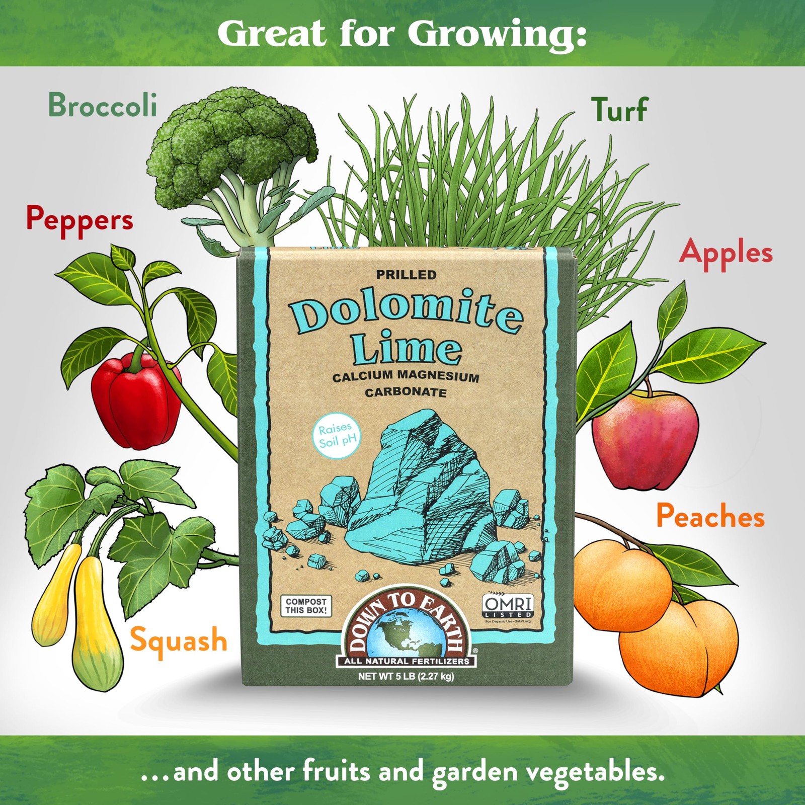 5 Lb Organic Lawn Fertilizer Raises Soil Ph Improves Nutrient Uptake And Growth