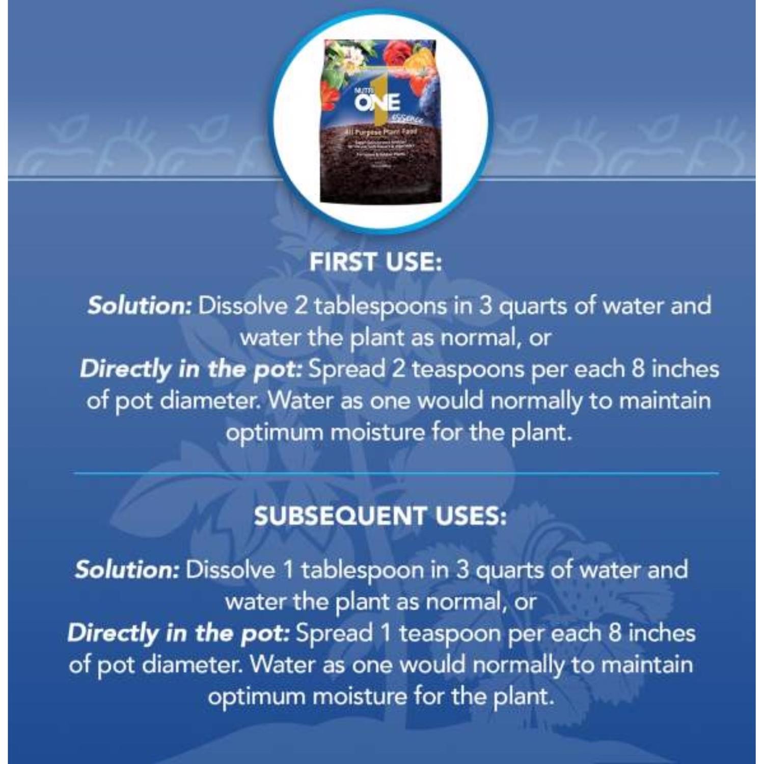 NutriOne 710200A Liquid All Purpose Plant Food Essence 10.6 oz.