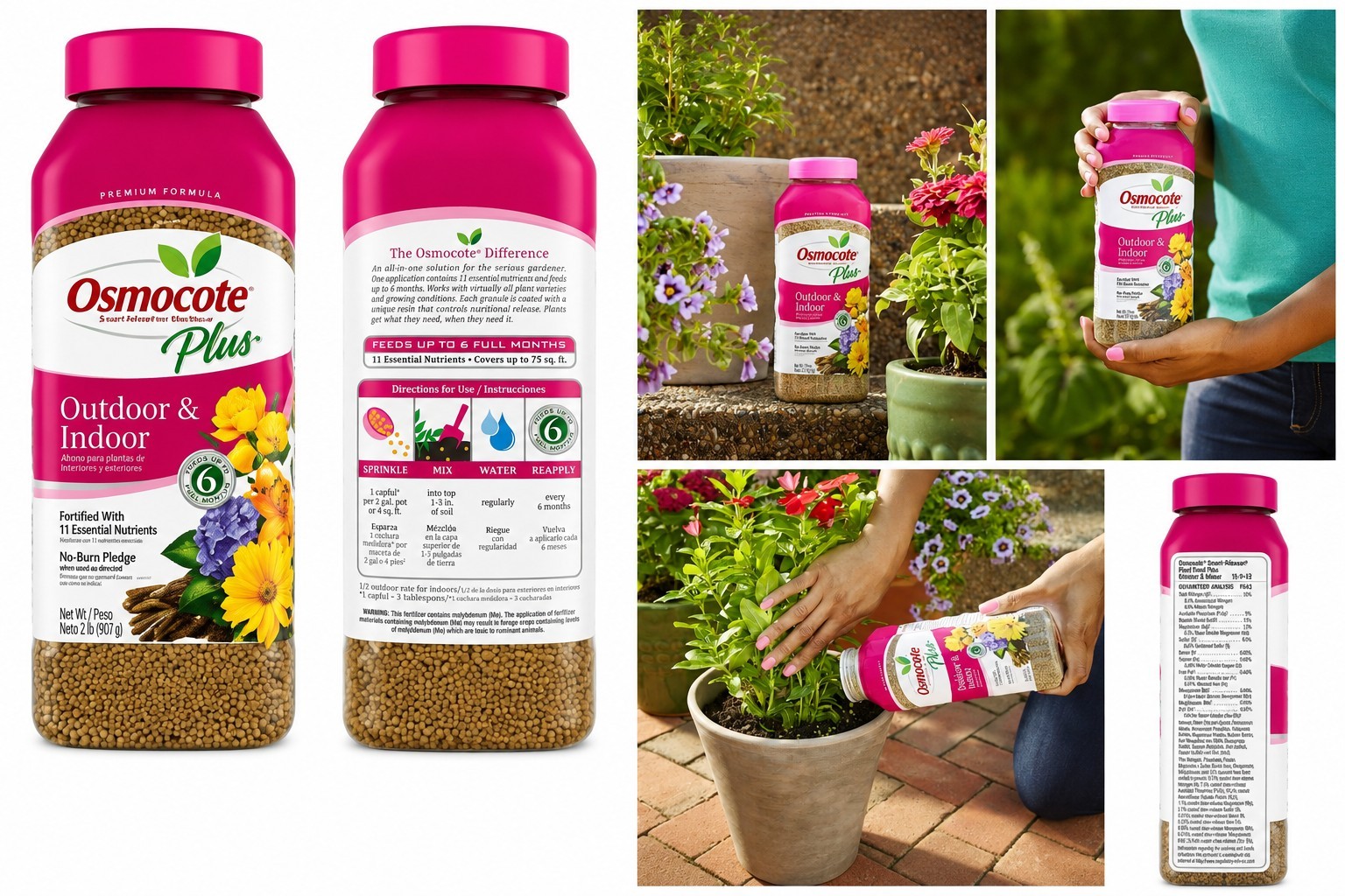 Osmocote Smart-Release Plus 2 Lb. Outdoor & Indoor Plant Food 2345012