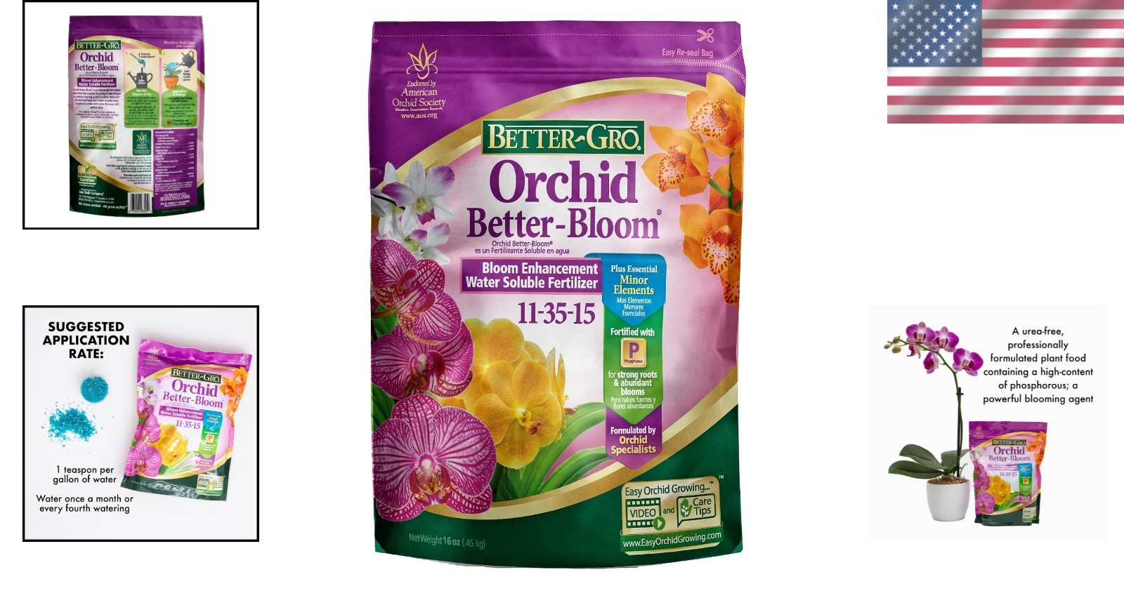 Professional 16oz Orchid Fertilizer – Urea-Free For Vibrant, Lasting Blooms
