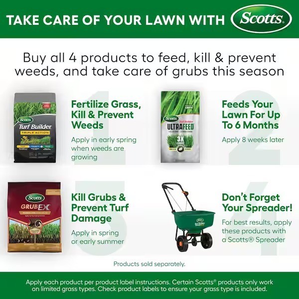Scotts Turf Builder Ultra Feed Dry Lawn Fertilizer 20 lbs. 8,889 sq ft. Coverage