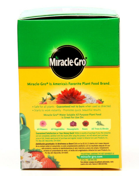 Miracle Gro 170101 All-Purpose Plant Food, 24-8-16 Formula, 4 Lb