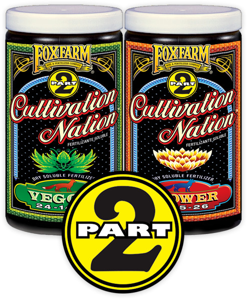 FoxFarm Cultivation Nation Flower & Veggie For Soil 150g Each MAKES 147 GALLONS