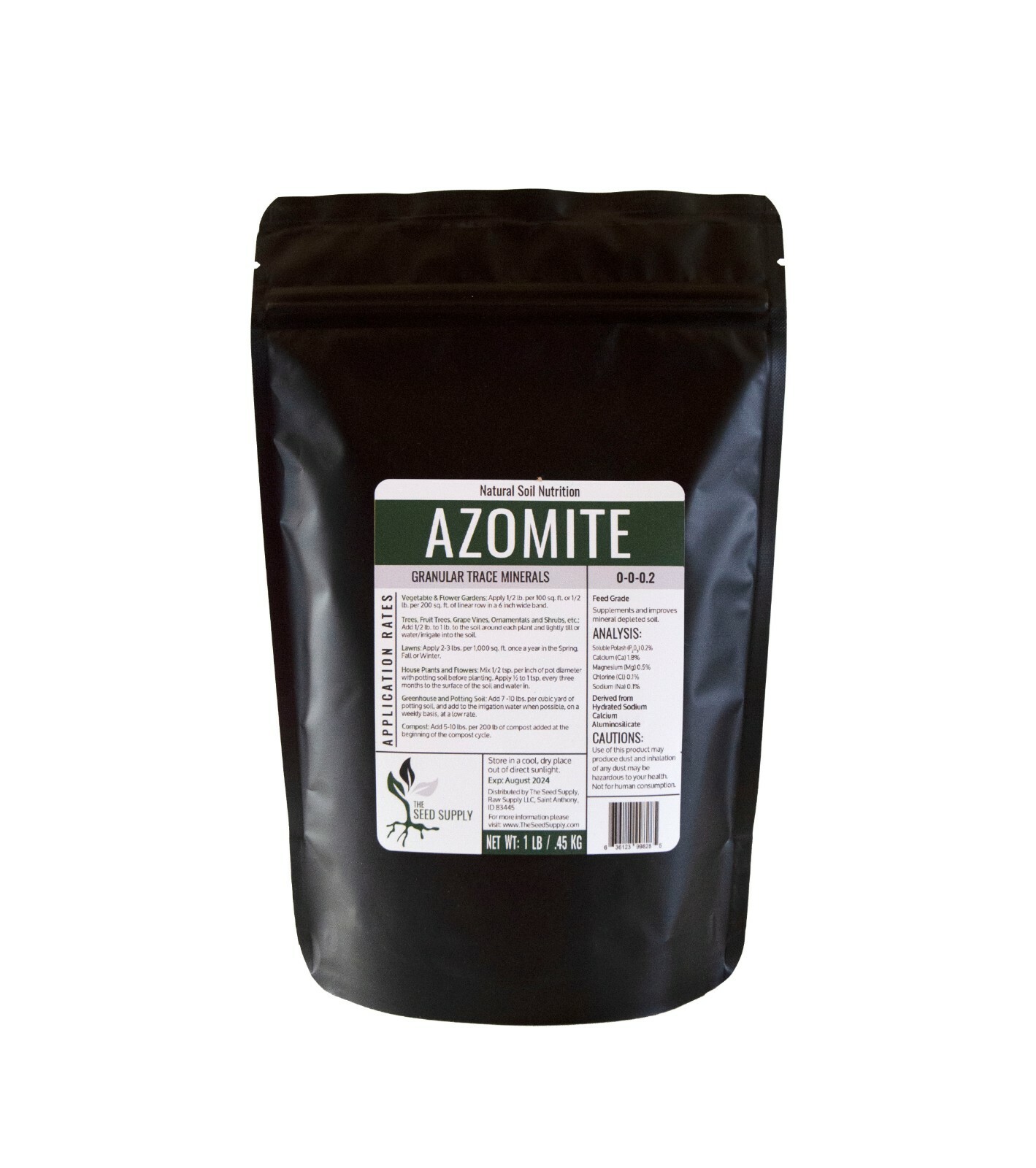 1 Pound Granular AZOMITE Trace Mineral Organic Fertilizer