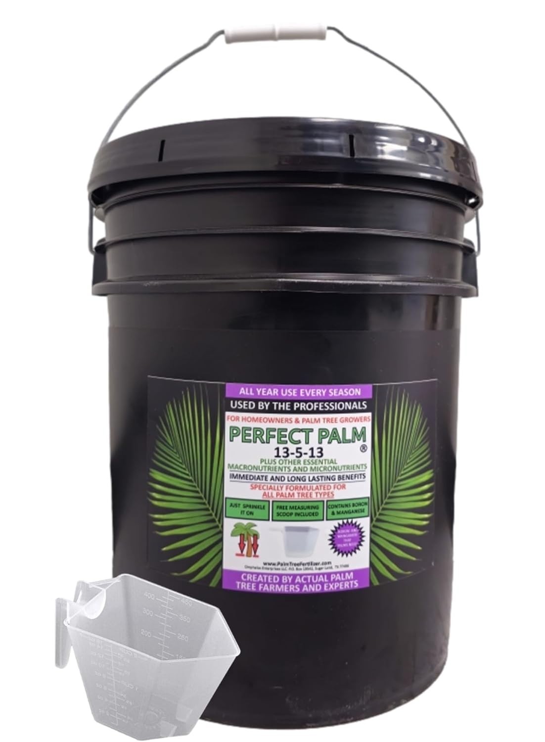 40 LB Palm Tree Fertilizer – Dual Action, XCU Release, Free Scoop