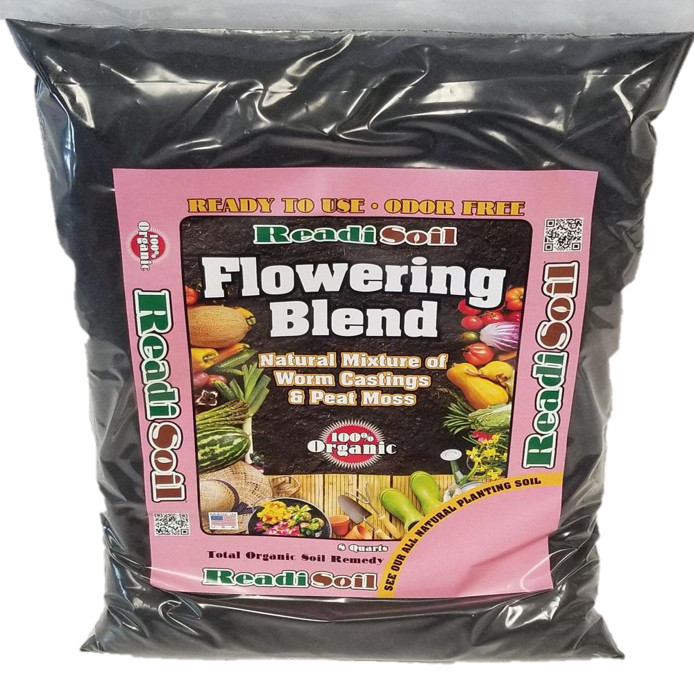 100% Organic Readi Soil 8 Qt Worm Castings Flowering FREE SHIPPING