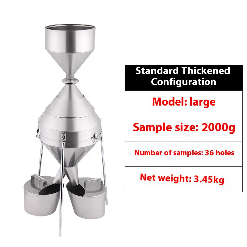 Mobile Bellows Type Sampler New Stainless Steel Thickened Removable Sampler