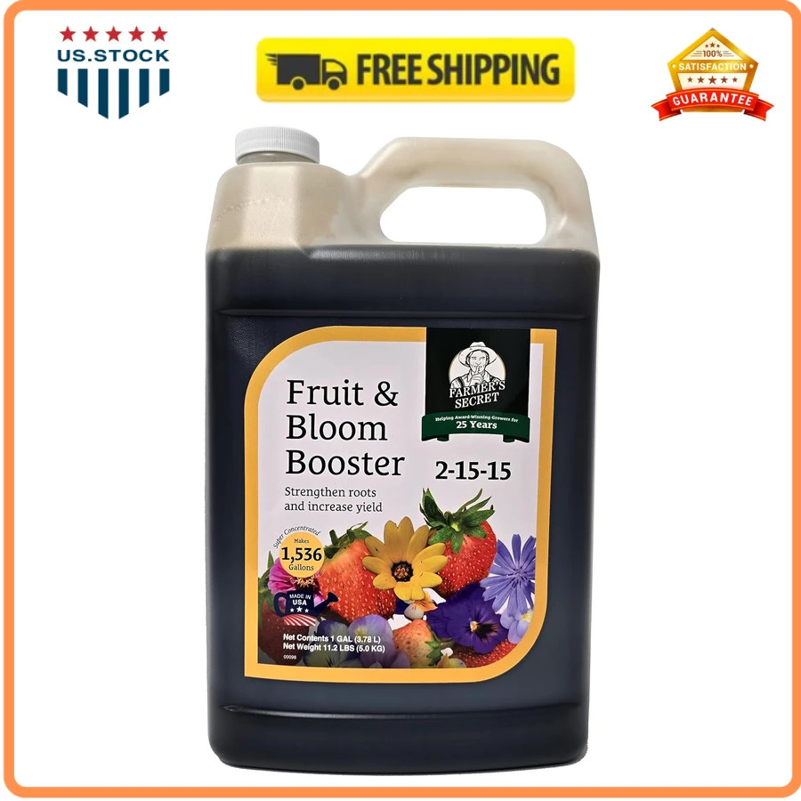 Farmers Secret Fruit and Bloom Booster Fertilizer 16oz Concentrated Plant Food