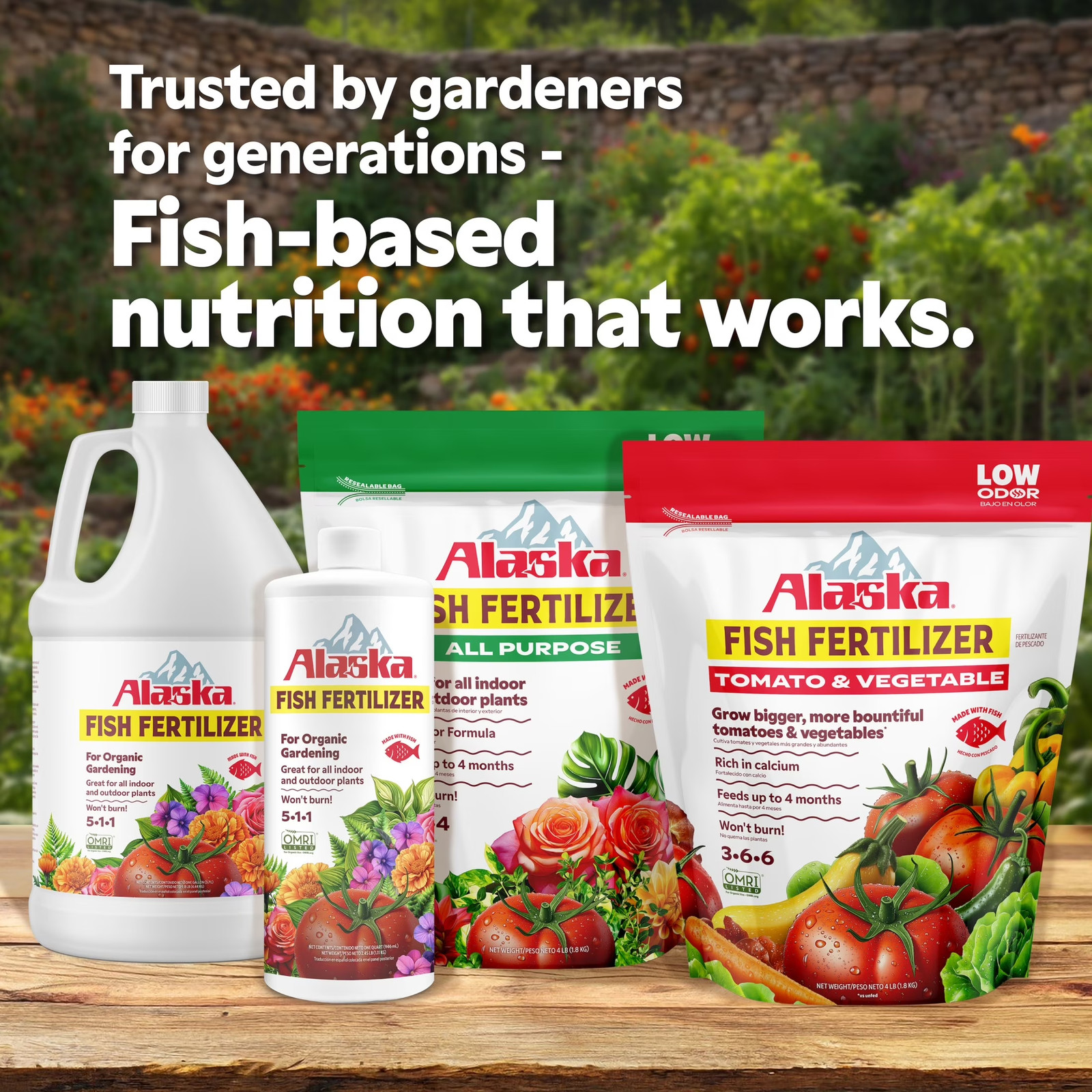 Fish Fertilizer 5-1-1 Plant Food 1Qt
