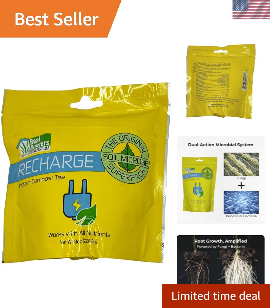 Recharge 8oz Mycorrhizae Soil Inoculant – Boost Nutrient Uptake & Root Growth