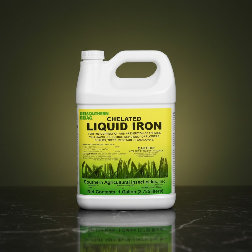 Chelated Liquid Iron Fertilizer 1 Gallon for Flowers Vegetables