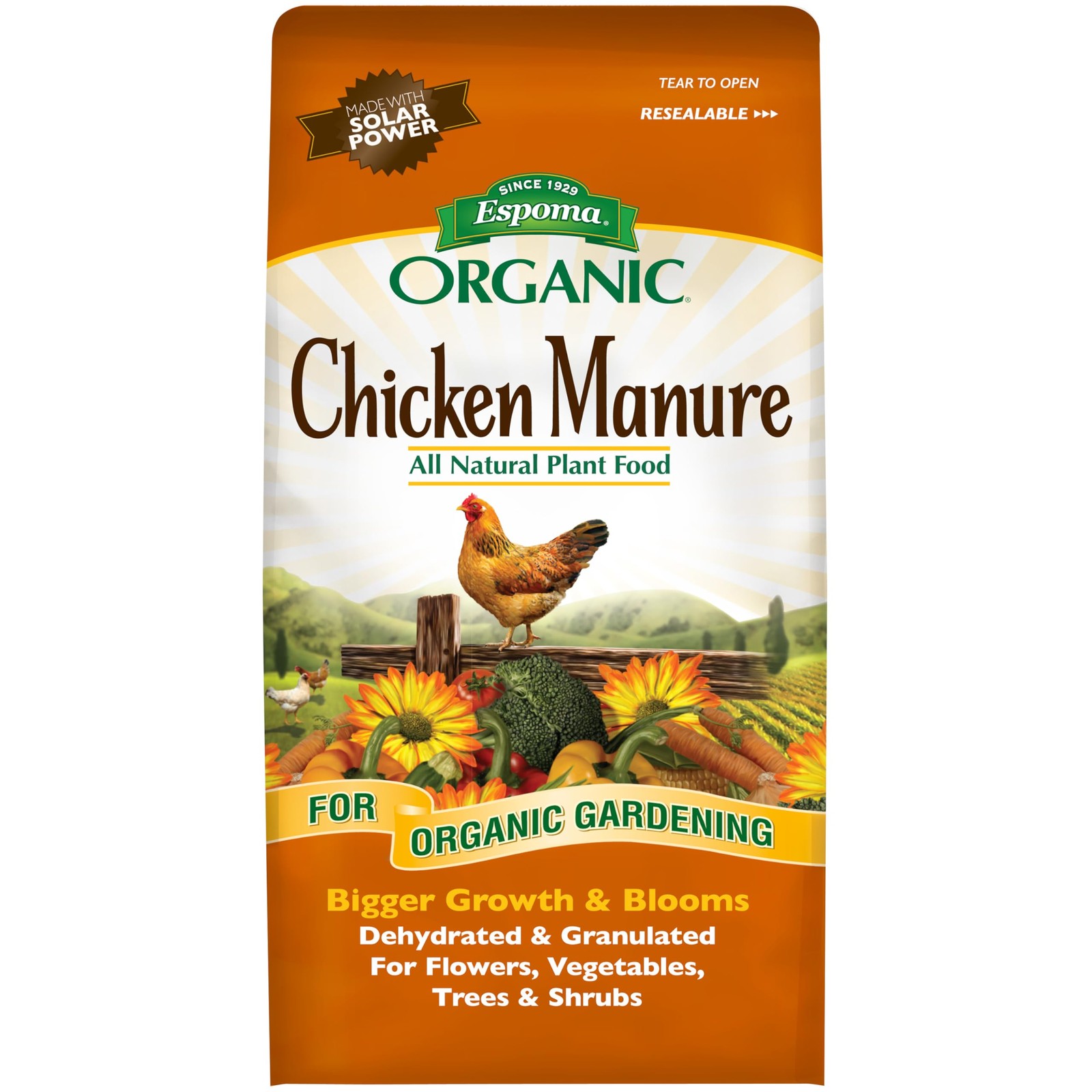 EspomEspoma Organic Chicken Manure 3.75 lb. Bag. All Natural & Organic Fertil…