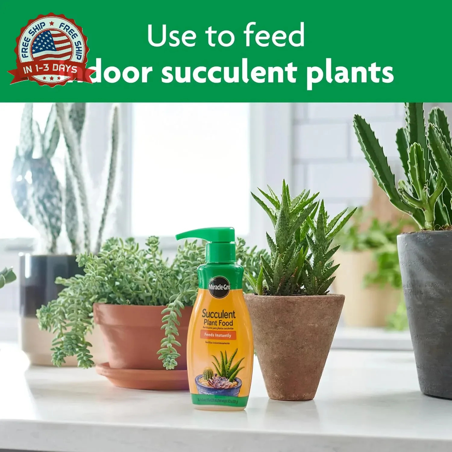 Miracle-Gro Succulent Plant Food – Liquid Fertilizer for Succulents and Cacti in