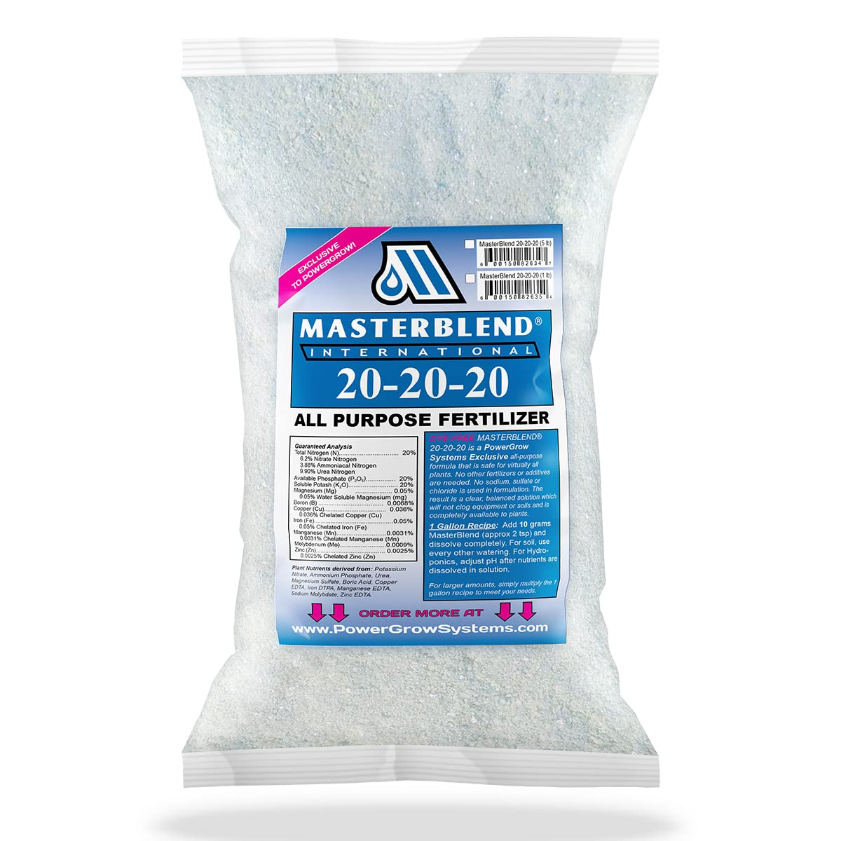 20-20-20 All Purpose Fertilizer (5 Pound Bag) – Exclusive to
