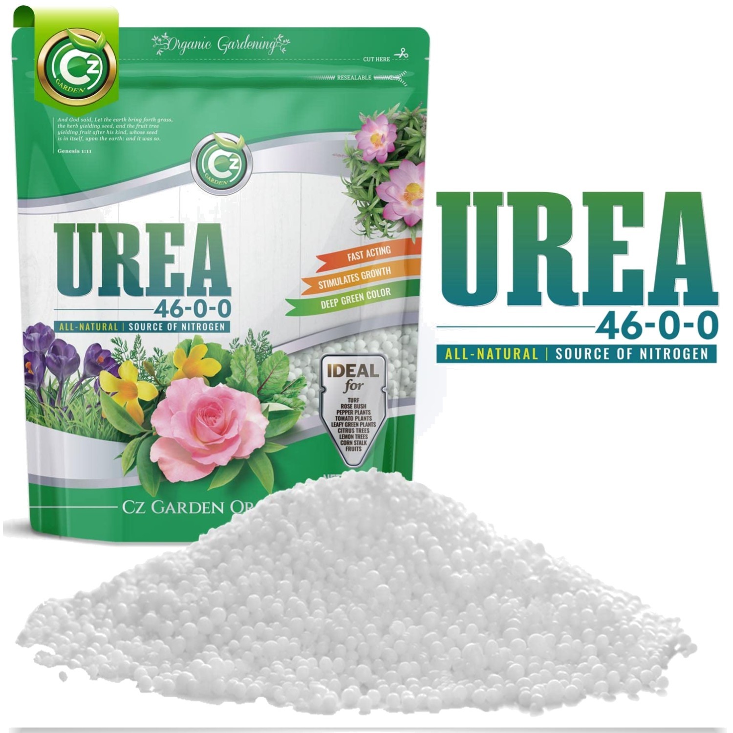 Urea Fertilizer 46-0-0 10LB Plant Food Indoor/Outdoor