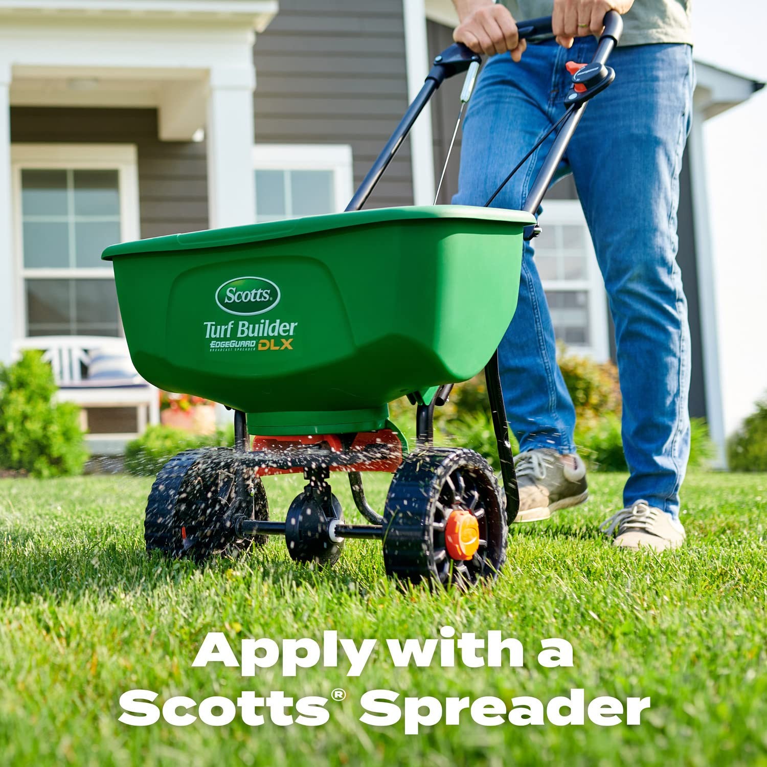 Lawn Fertilizer Grass Food 12.5lb 5000 sq ft All Grass Types Root Strength