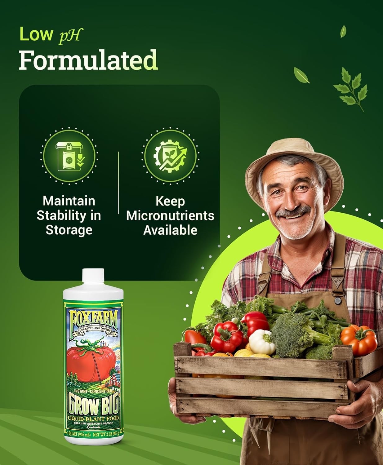 Fox Farm Nutrient Trio for Thriving Plants – Tiger Bloom, Grow Big, Big Bloom