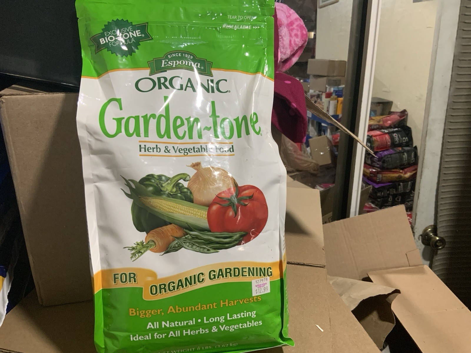 Espoma Organic Garden-tone Fertilizer, Herb & Vegetable Food Granules 4 lb Bag
