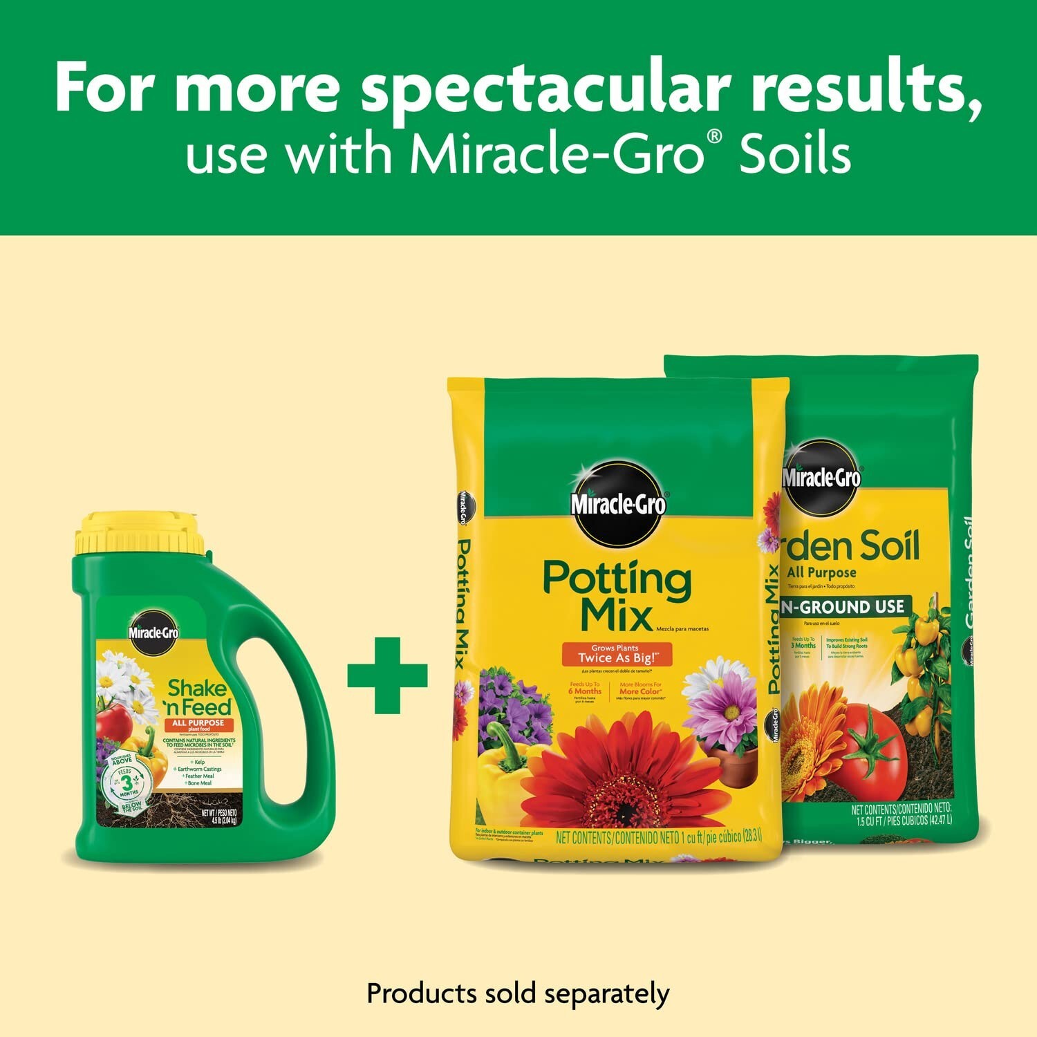 Miracle-Gro 4.5 lb. 180 sq. ft. Shake ‘N Feed All-Purpose Plant Food 3001910