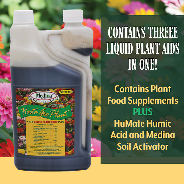 Medina 1-Quart 6-12-6 Liquid All-purpose Food