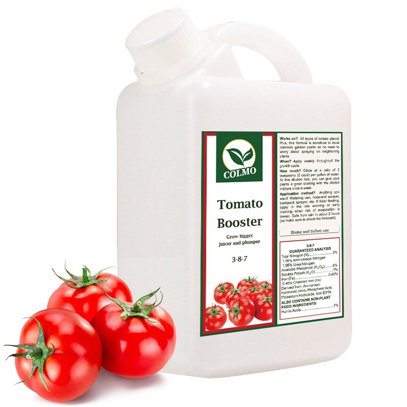 Tomato Booster Fertilizer (32Oz) – Super Concentrated – 3:8:7 Ratio Fortified wi