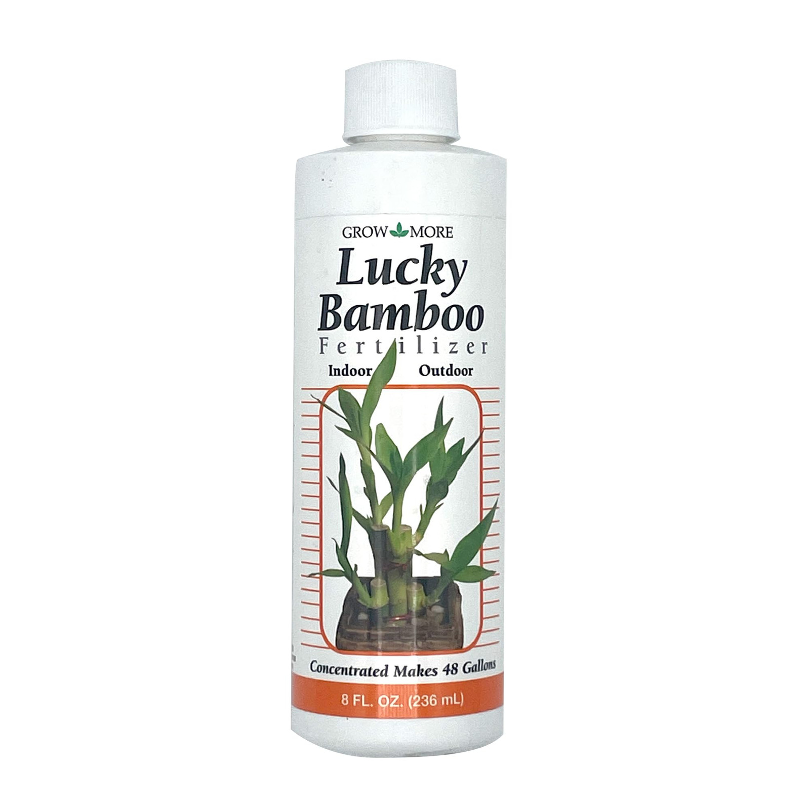 Grow More Lucky Bamboo Fertilizer 8 Fl Oz Balanced Nutrients Indoor Outdoor Care