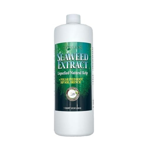 Liquid Seaweed Extract Fertilizer 1 Quart Organic Kelp Plant Food