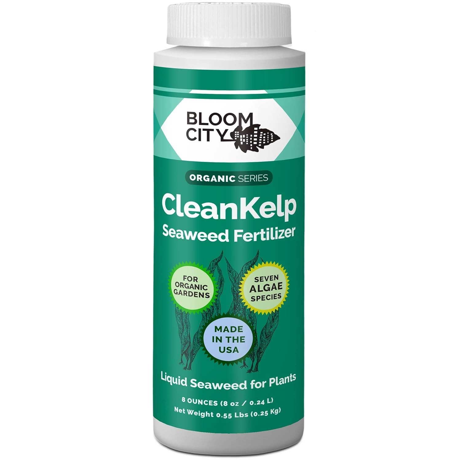 Bloom City Organic Liquid Seaweed and Kelp Fertilizer Quart (32 oz)