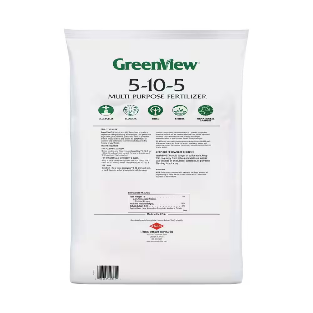 40 Lbs. Multi-Purpose Fertilizer 5-10-5