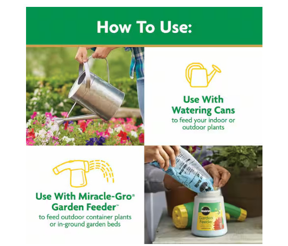 Water Soluble All Purpose Plant Food for Indoor/Outdoor Plants, Roses, 4.25 lbs.