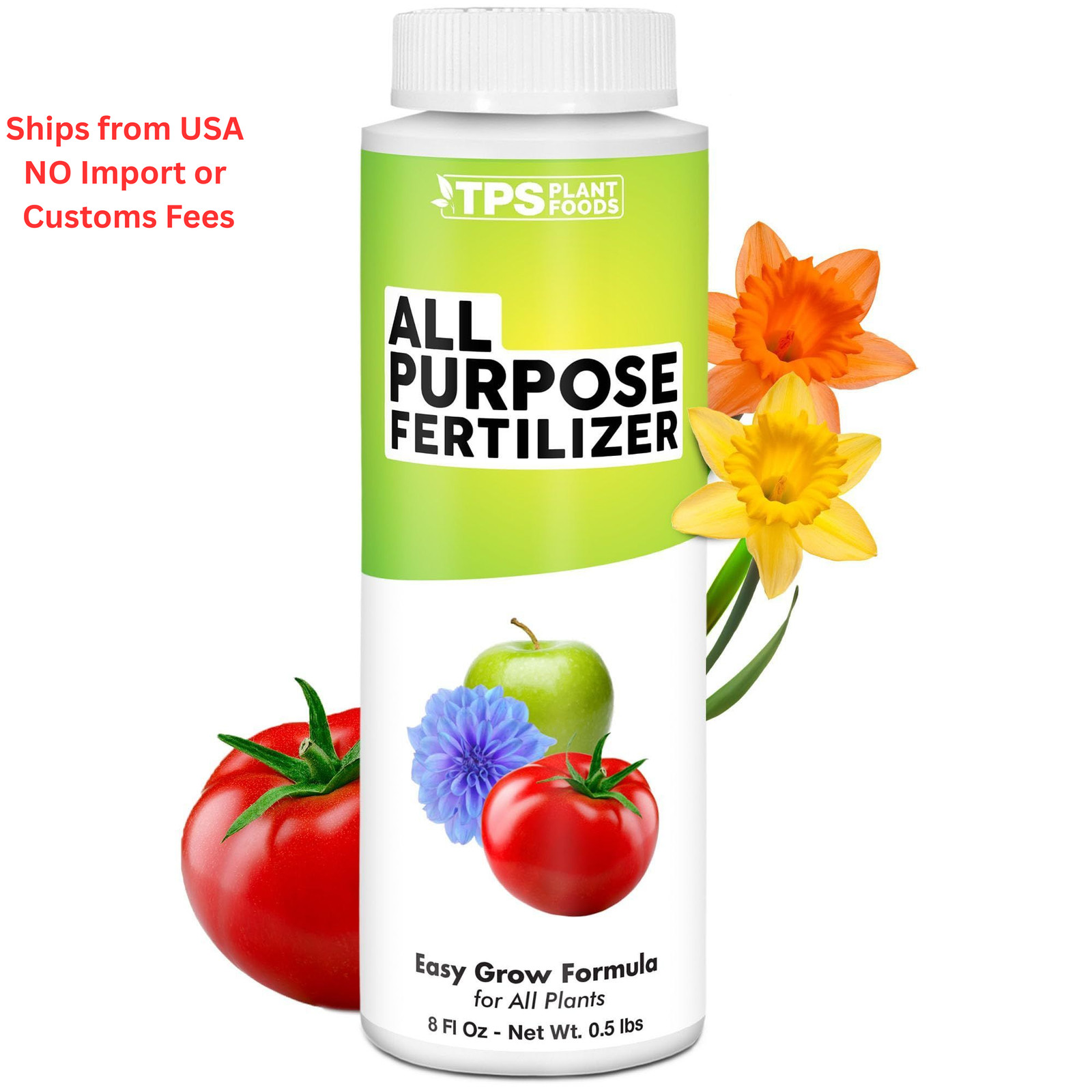 All Purpose Fertilizer – Complete Liquid Plant Food for 8 oz (1/2 Pint)
