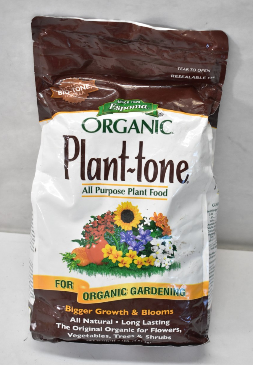 Espoma Organic Plant Tone All Purpose Plant Food 4 lb Granules All Plant Types