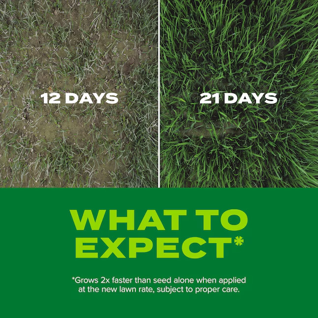 Turf Builder 5.6 Lbs. Rapid Grass Sun & Shade Mix Combination Seed and Fertilize