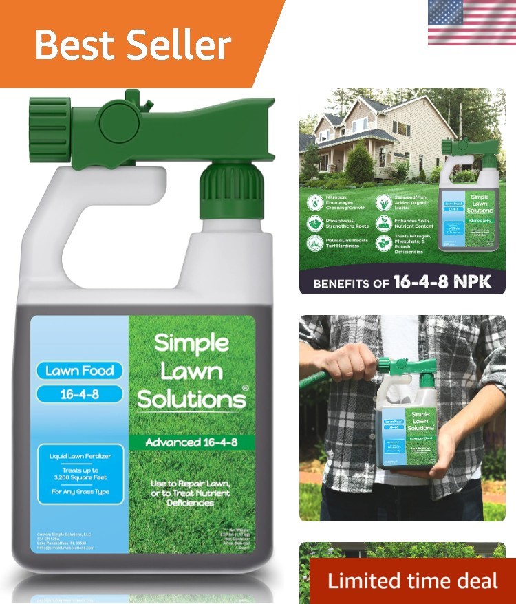 16-4-8 Balanced Liquid Fertilizer – Spring & Summer Essentials (32 oz)