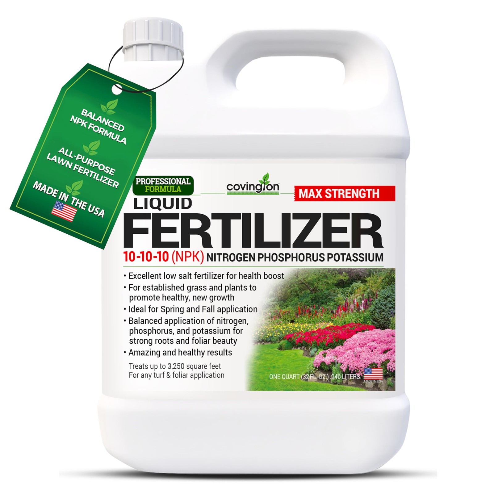 All Purpose 101010 Liquid Fertilizer 32oz Lawn Plant Food Concentrate Grow