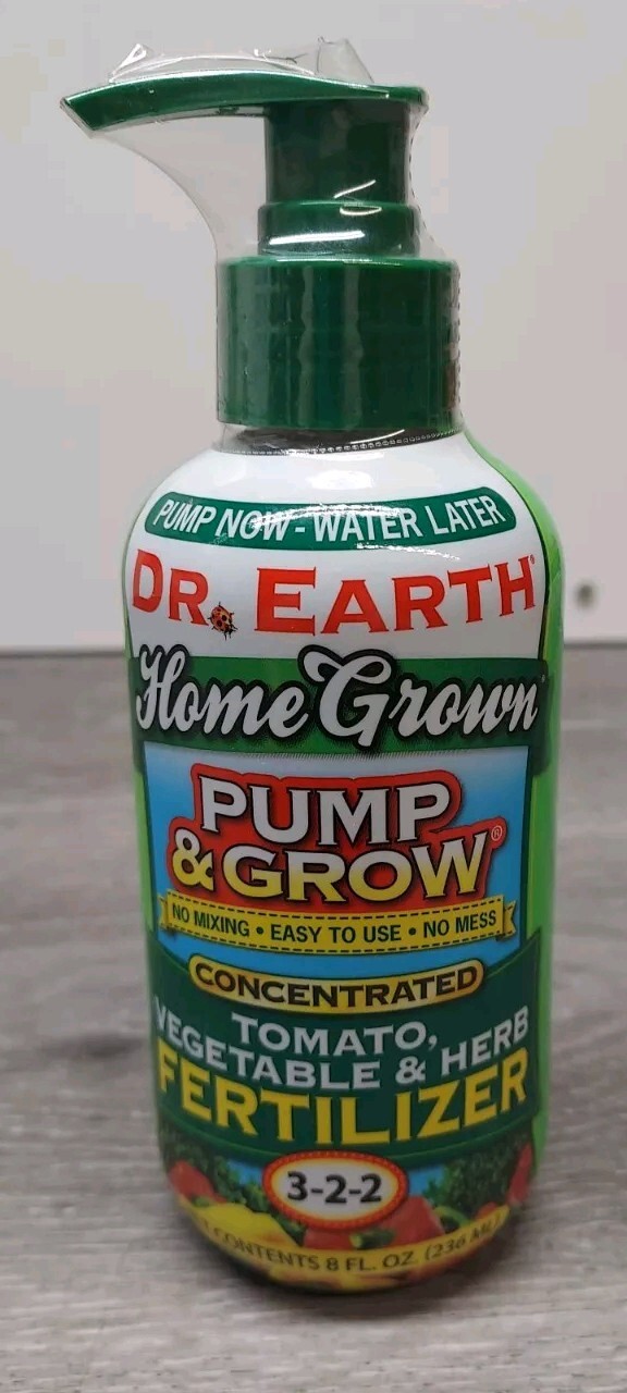 Home Grown Pump & Grow Concentrated Tomato Vegetable Herb Fertilizer 3-2-2