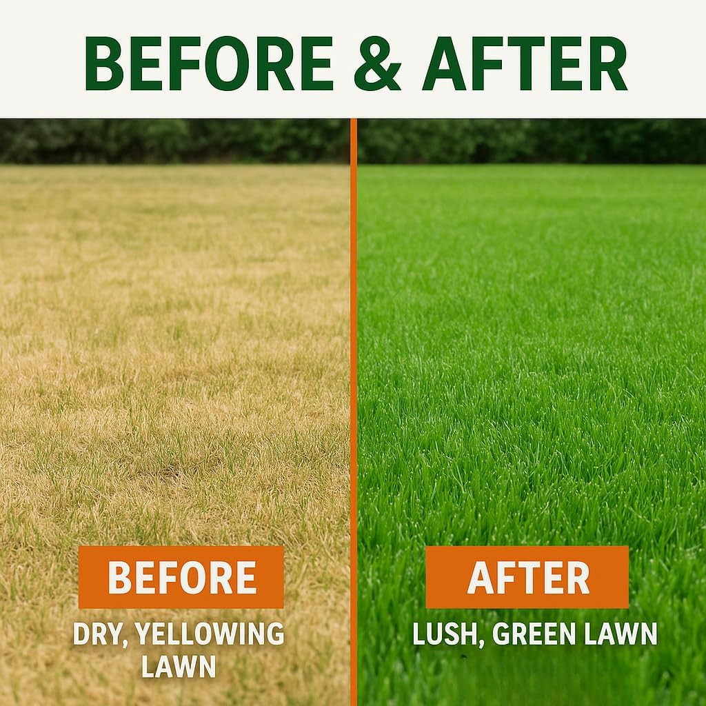 Green Envy Liquid Lawn Food – Fall & Winter Lawn Prep Fertilizer for Strong Root
