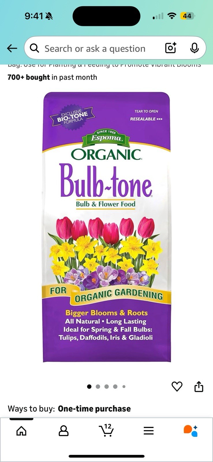 Espoma Organic Bulb-tone 4 | Bulb & Flower Food | 3 Pack