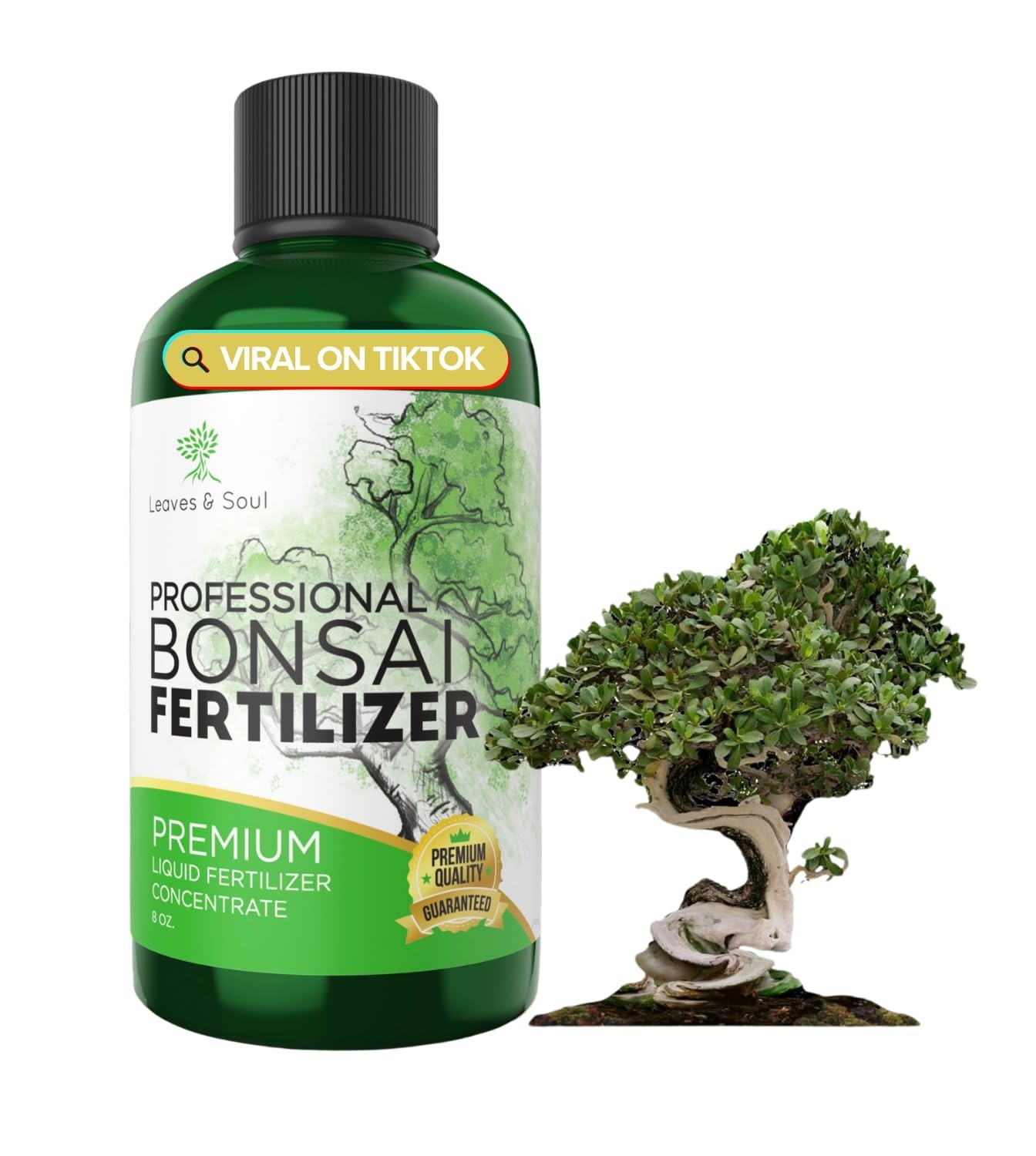Liquid Bonsai Fertilizer 3-1-2 – 8 oz for Strong Roots & Vibrant Growth
