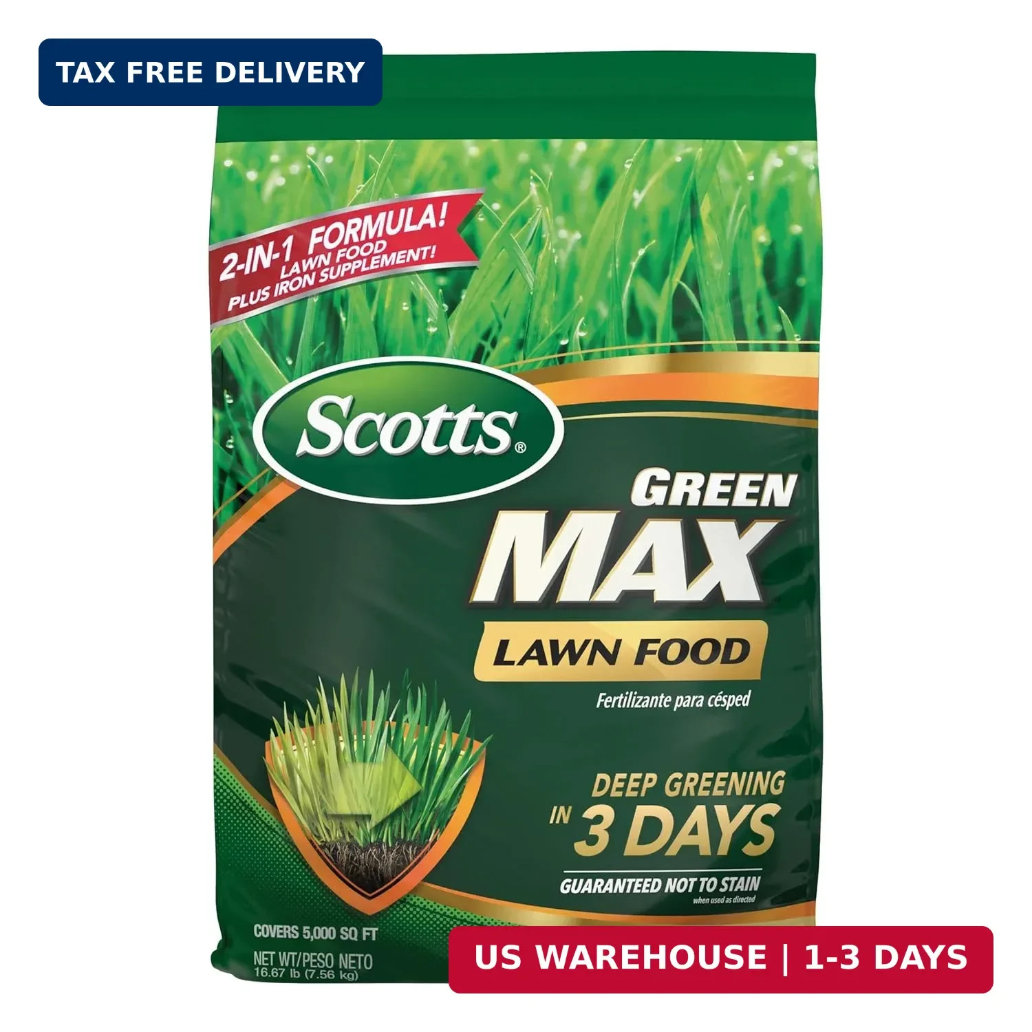 Scotts Green Max Lawn Food, 5,000 sq. ft.