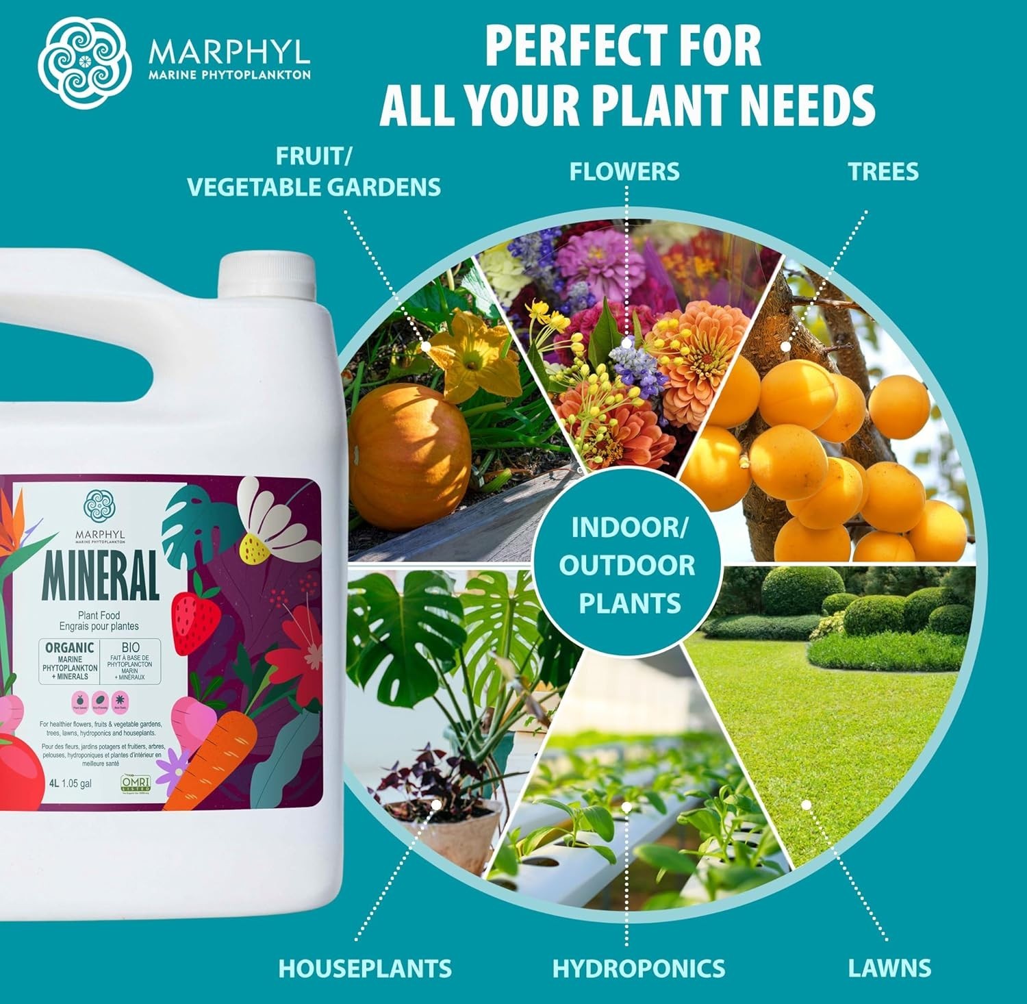 Organic Minerals Liquid Fertilizer – Plant Growth Booster