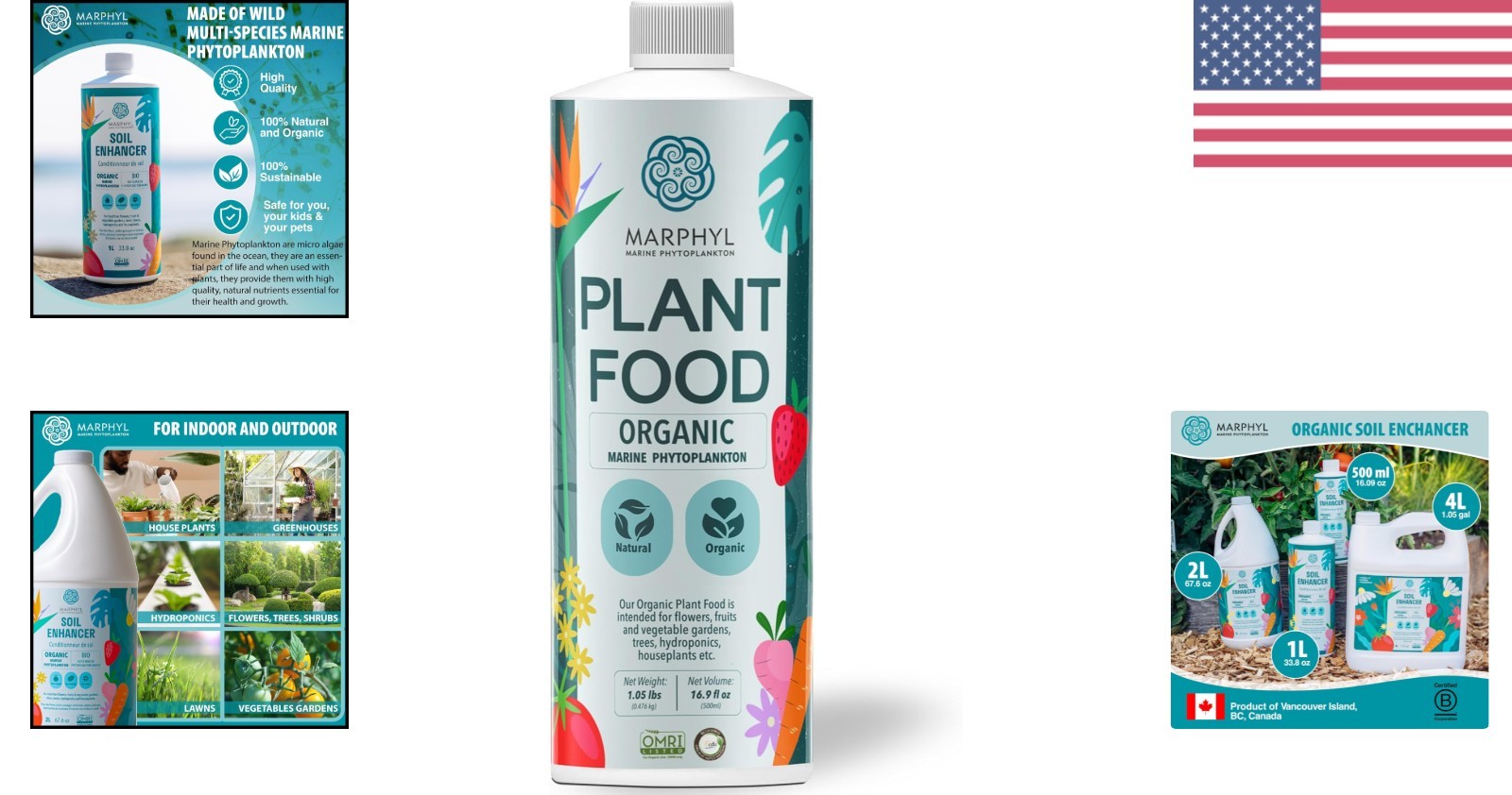 All-Purpose Organic Plant Food 16.9 Oz – Enhances Soil & Boosts Healthy Growth