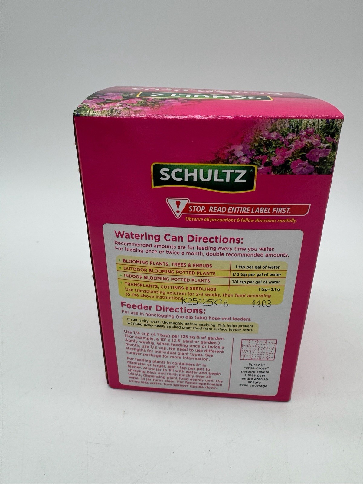 Schultz Bloom Plus Plant Food 10-54-10 Fast Acting Water Soluble 1.5 lb Box 680g